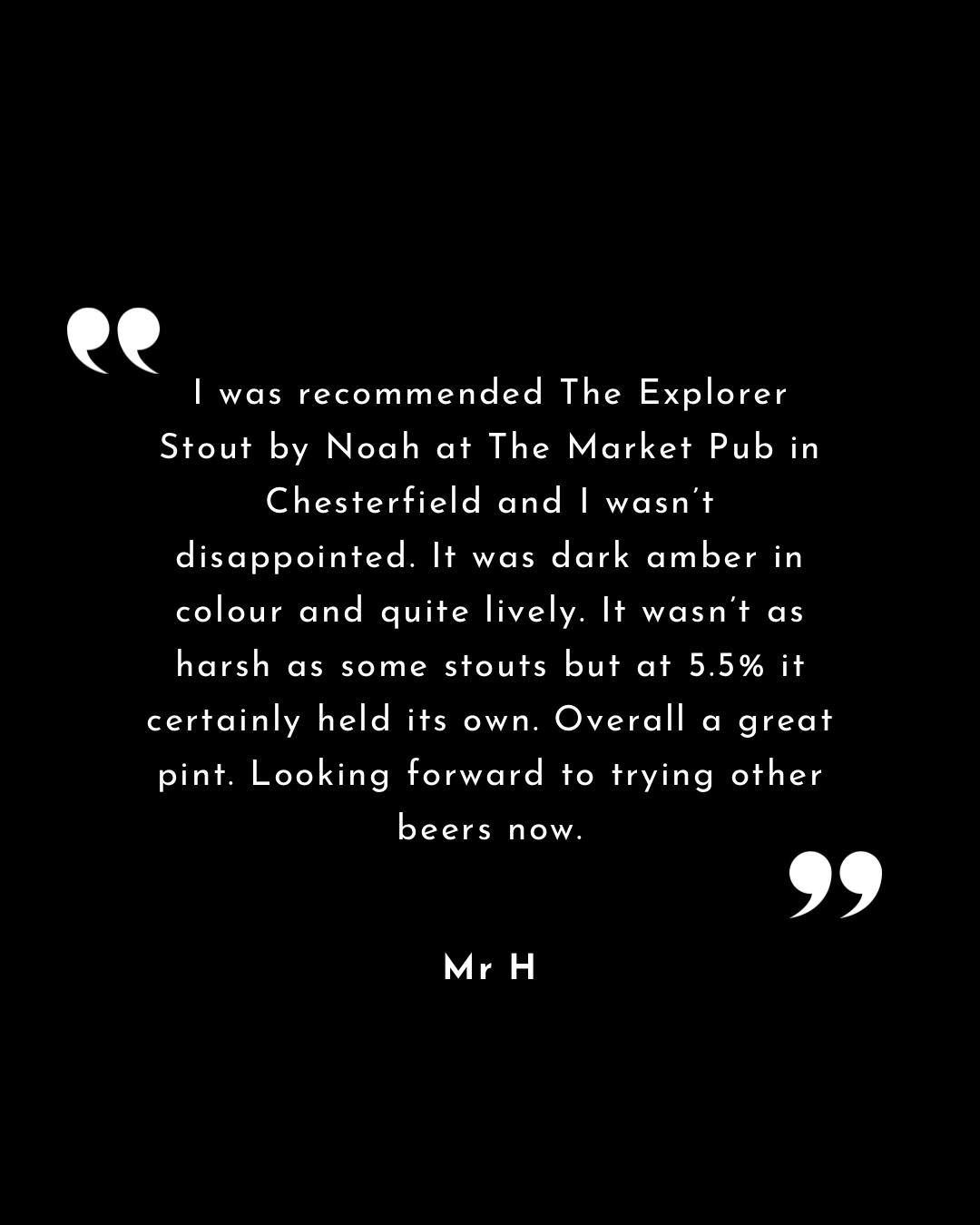 THE EXPLORER STOUT