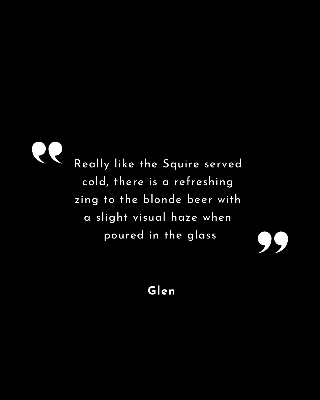 THE SQUIRE BLONDE ALE