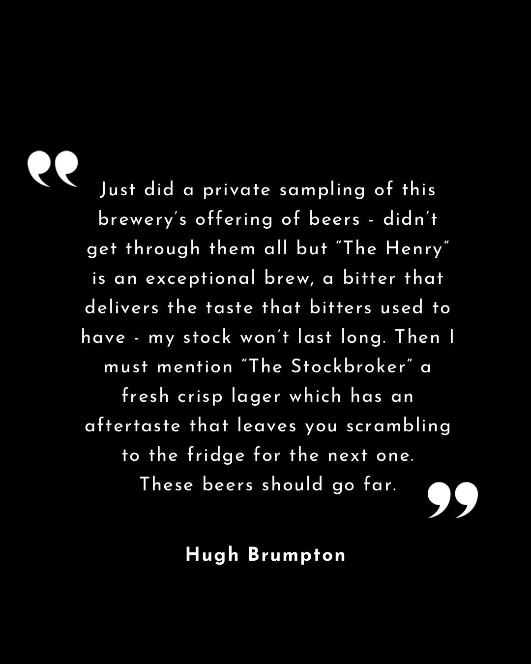 THE HENRY MODERN BITTER